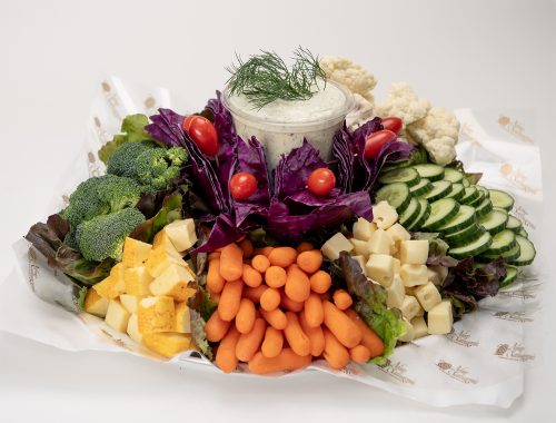 Fresh Vegetable and Cheese Platter