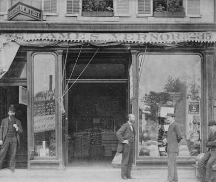 The James Vernor Pharmacy at 235 Woodward Ave.