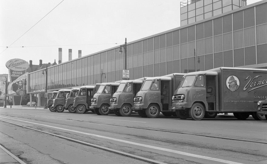 The Vernors bottling plant that opened on Woodward Ave. in 1955